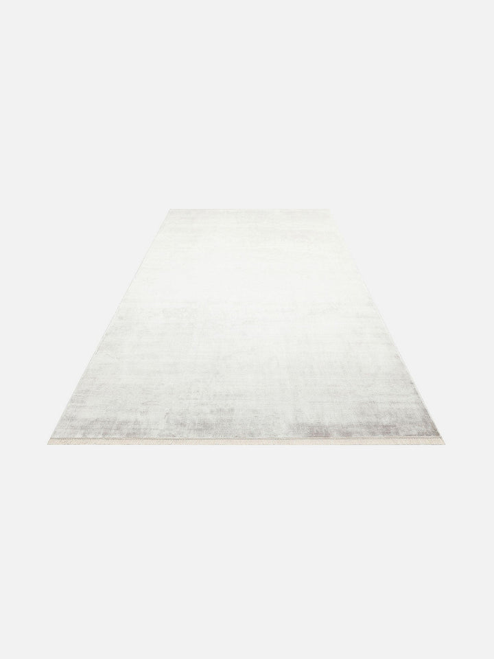 Montenegro Viskon Karışımlı Sade Desenli Sık Dokuma Oturma Odası Salon Koridor Modern Halı 01 GREY - Carpetdocia
