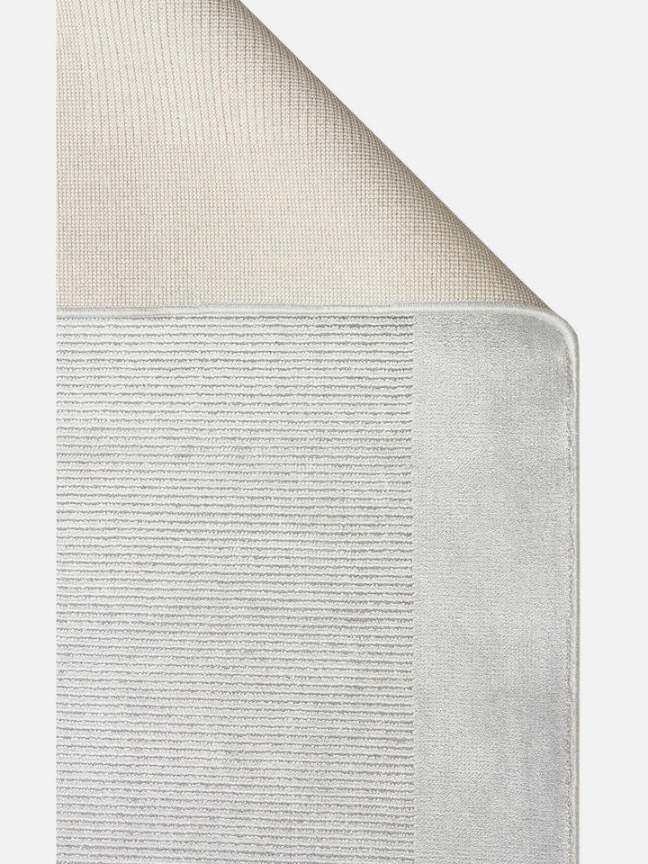 Montenegro Viskon Karışımlı Sade Desenli Sık Dokuma Oturma Odası Salon Koridor Modern Halı 02 GREY - Carpetdocia