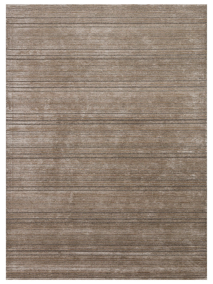 Tappeto tessuto a mano in misto lana e TENCEL™ della serie Palermo GREY