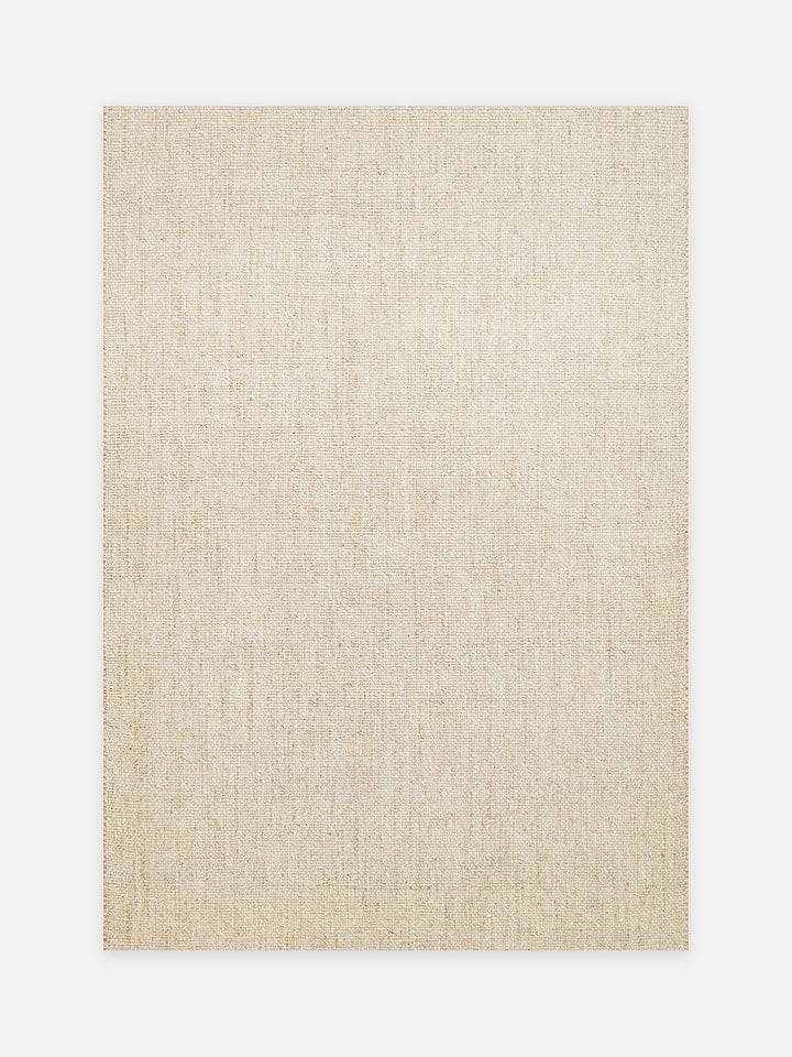 Puralana Serisi %100 Naturel Yün ve Pamuk El Dokuma İskandinav Salon Oturma Odası Yatak Odası Halı BEG - Carpetdocia - kusbakisi