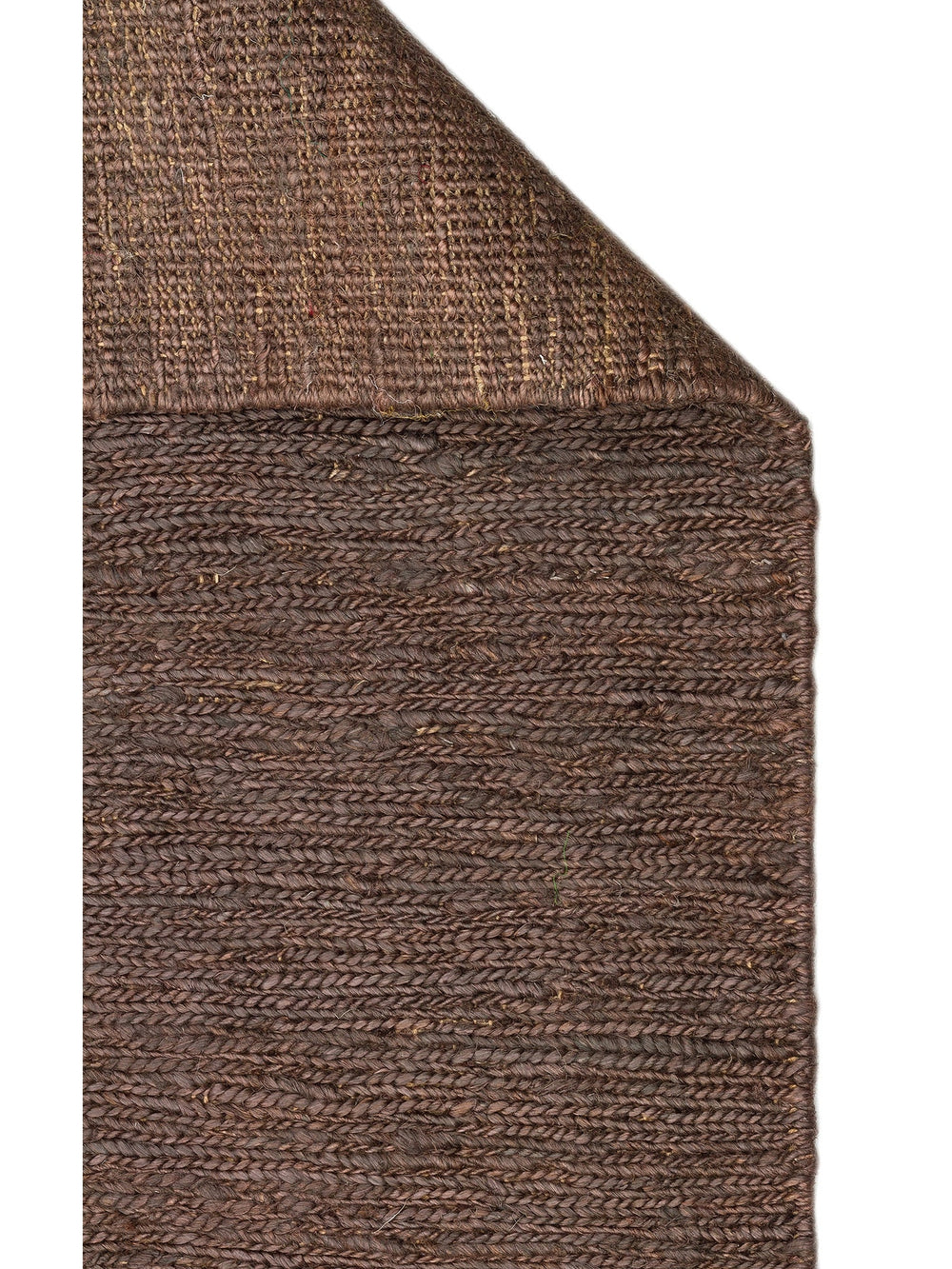 Coffee %100 Naturel Kendir Oturma Odası Salon Koridor Antre Yatak Odası Örgü Halı PLAIN BROWN - Carpetdocia