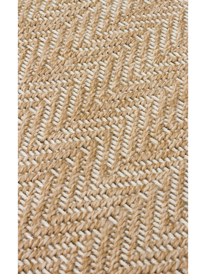 Dream İç ve Dış Mekan Kullanımına Uygun Kolay Temizlenebilir Sisal Görünümlü Halı 02 NATURAL WHITEXW - Carpetdocia