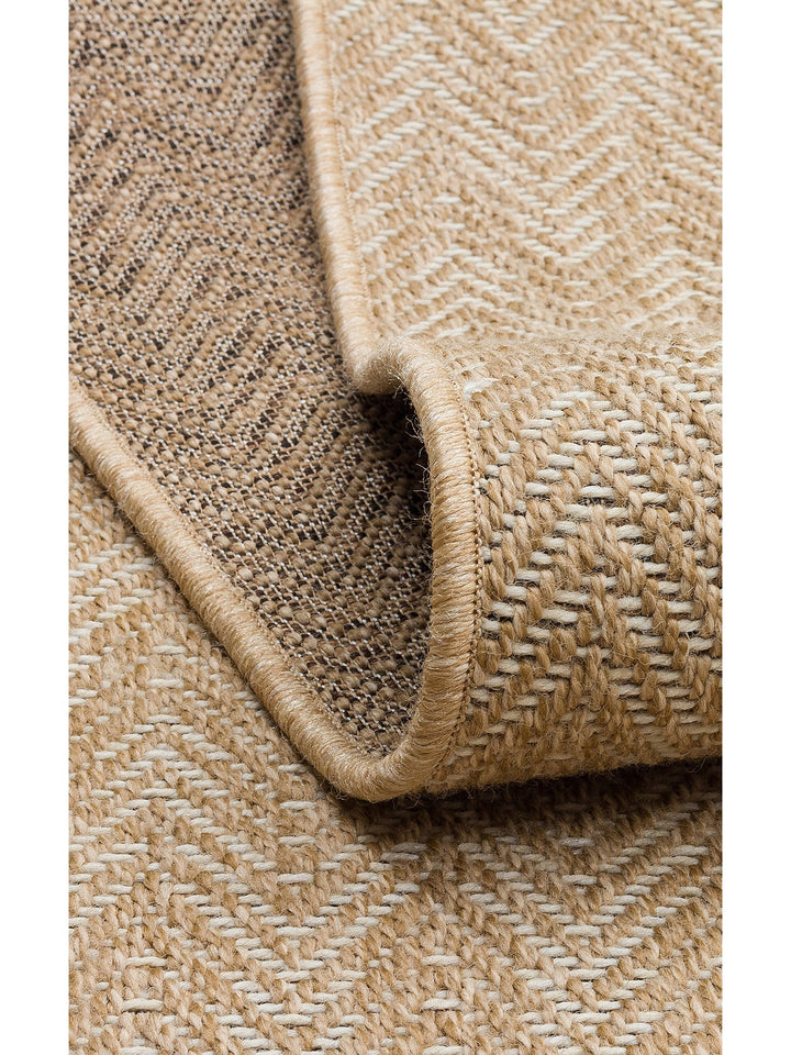 Dream İç ve Dış Mekan Kullanımına Uygun Kolay Temizlenebilir Sisal Görünümlü Halı 02 NATURAL WHITEXW - Carpetdocia
