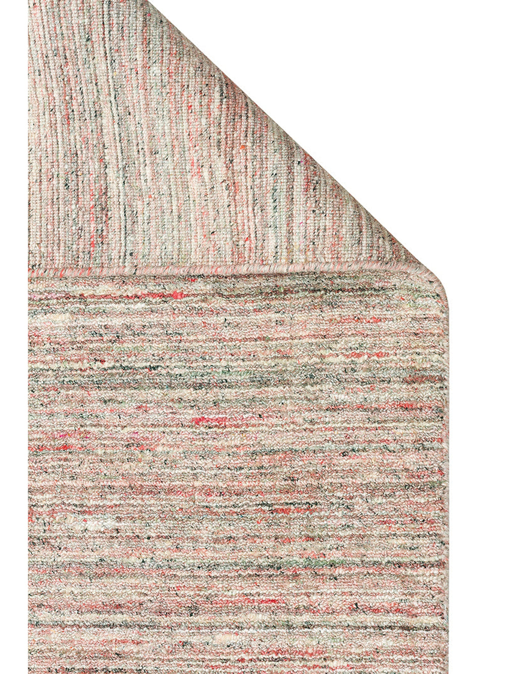 Helsinki Serisi %100 Naturel Yün ve Viskon El Dokuma Modern İskandinav Salon Oturma Odası Halı ROSE - Carpetdocia