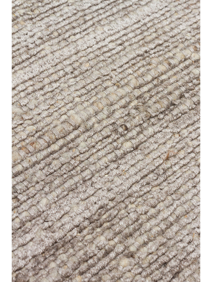 Kelly Serisi %100 Naturel Yün ve Viskon El Dokuma Salon Oturma Odası Yatak Odası Halı STONE - Carpetdocia