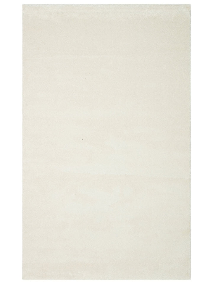 Lamma Serisi Sade Desenli Oturma Odası Salon Koridor Antre Yatak Odası Modern Halı PLAIN WHITE - Carpetdocia