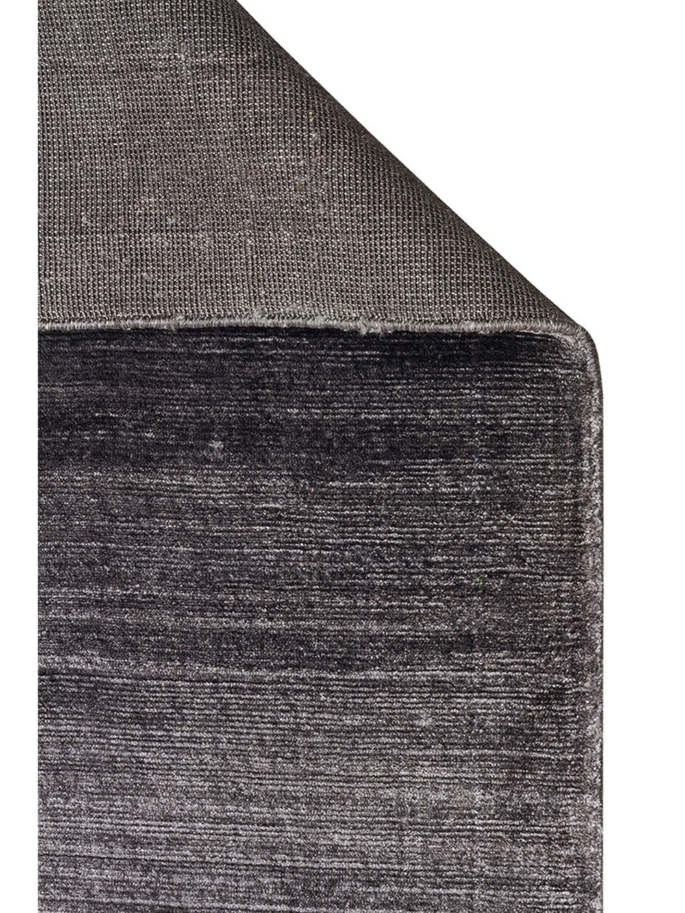 Mulberry Serisi %100 Rayon El Dokuma Parlak Modern Salon Oturma Odası Halı COAL - Carpetdocia