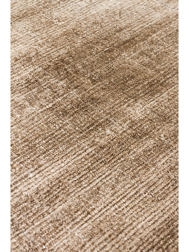 Mulberry Serisi %100 Rayon El Dokuma Parlak Modern Salon Oturma Odası Halı GOLD - Carpetdocia