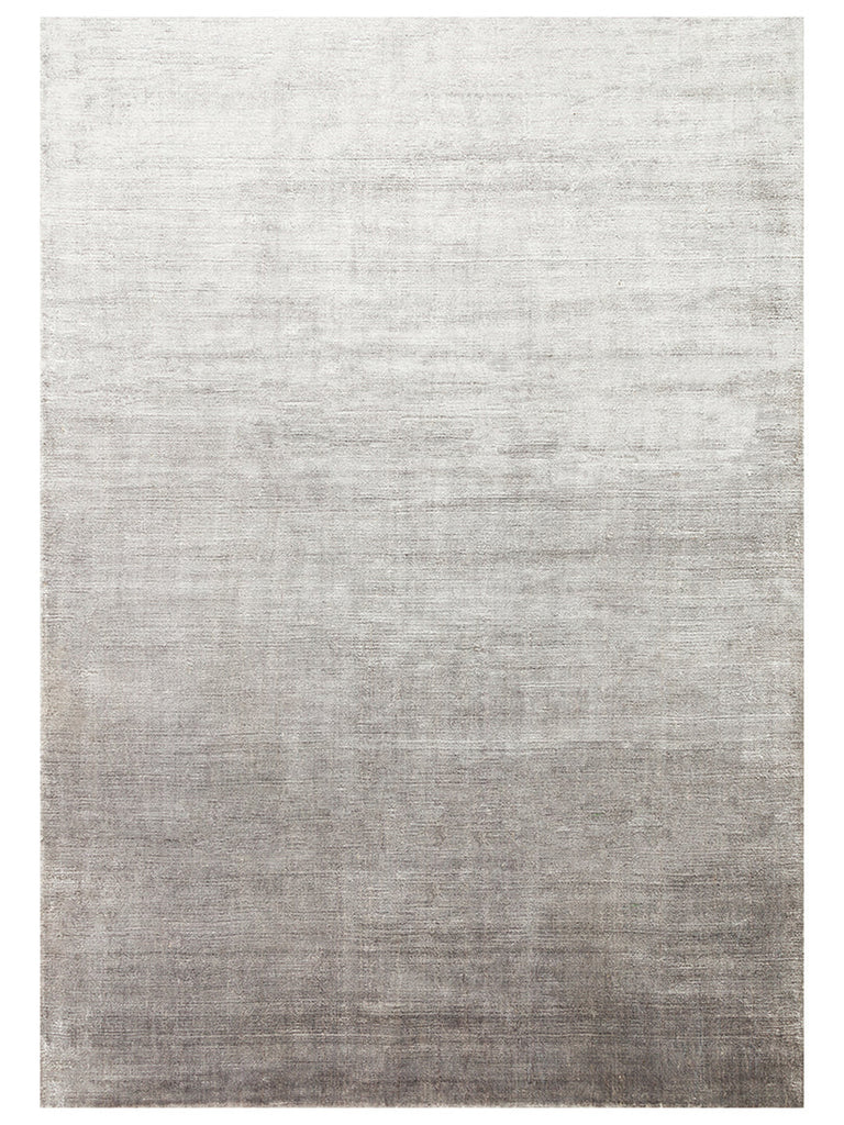 Mulberry Series 100% Rayon Hand Woven Shiny Modern Living Room Carpet SILVER