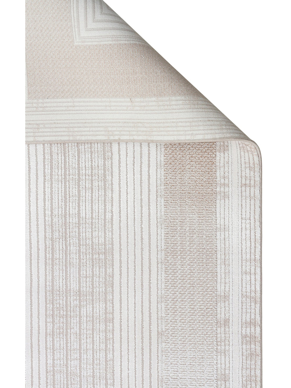 Mumbai Serisi Klasik Desenli Yüksek Kalite Sık Dokuma Parlak Salon Halısı 13 CREAM BEIGE - Carpetdocia