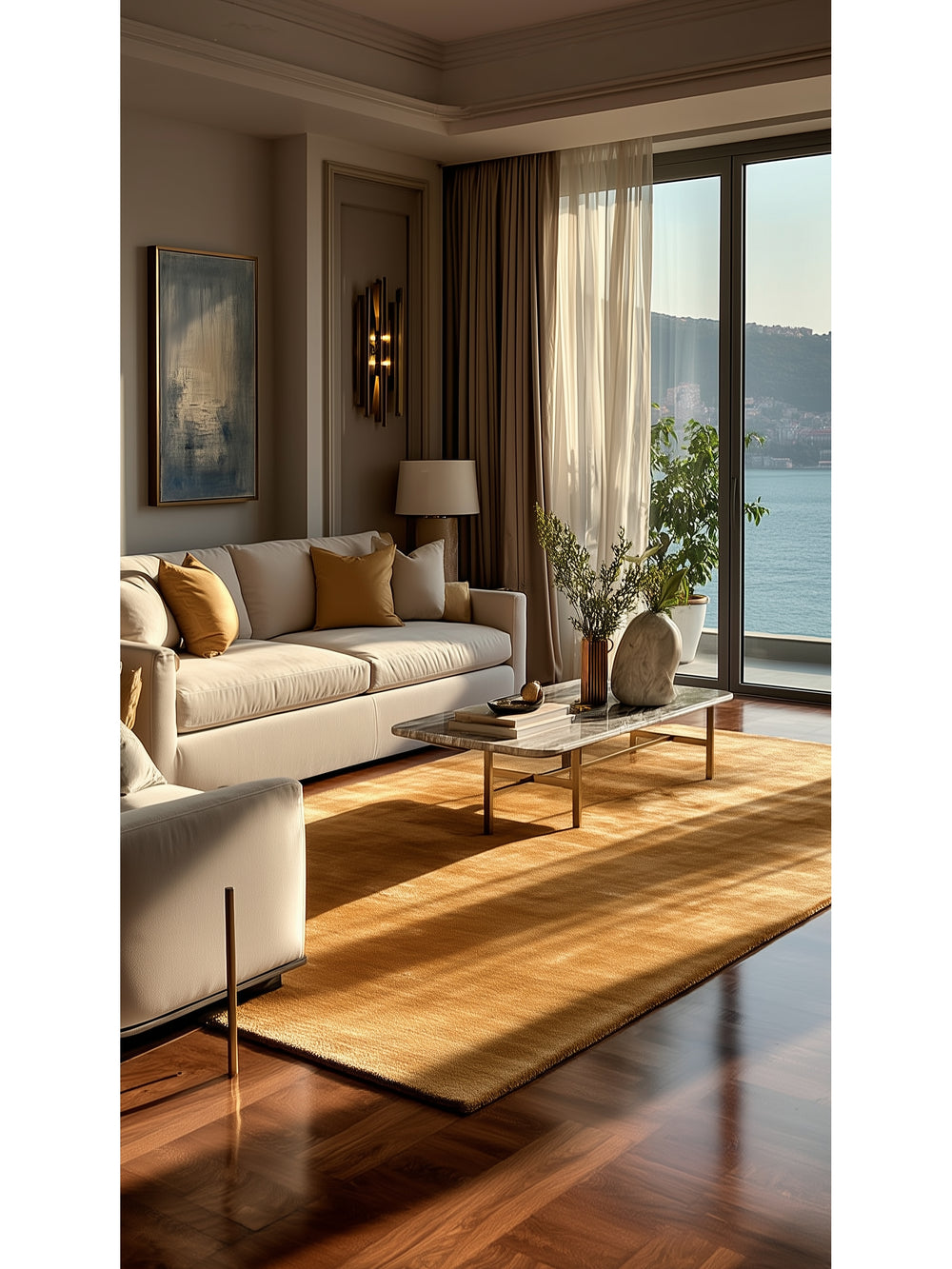 New Zealand Serisi %100 Naturel Yeni Zelanda Yünü El Dokuma Salon Oturma Odası Yatak Odası Halı CRML - Carpetdocia