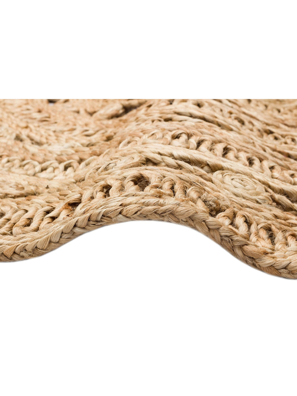 Only Jüt Yuvarlak ve Oval %100 Naturel Oturma Odası Antre Mutfak Balkon El Dokuma Halı CA106DHURIEXW - Carpetdocia