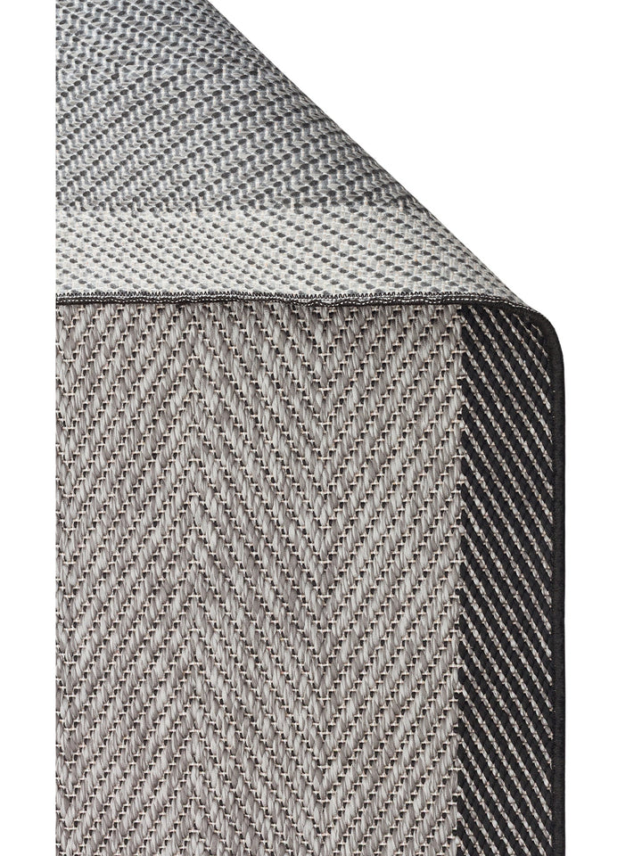 Resort Pamuklu Kaymaz Tabanlı Oturma Odası Koridor Antre Mutfak Şık Kilim 02 DARK GREY