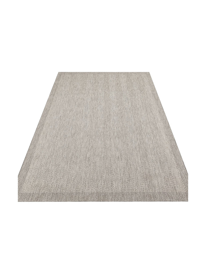 Resort Pamuklu Kaymaz Tabanlı Oturma Odası Koridor Antre Mutfak Şık Kilim 02 GREY