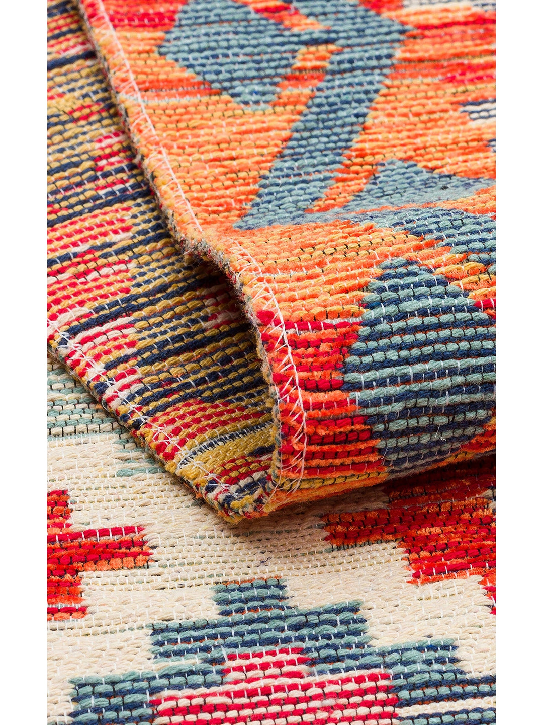 Rota Yıkanabilir, Çift Taraflı Kullanıma Uygun Yumuşak Tuşeli Otantik Kilim 05 TERRA - Carpetdocia