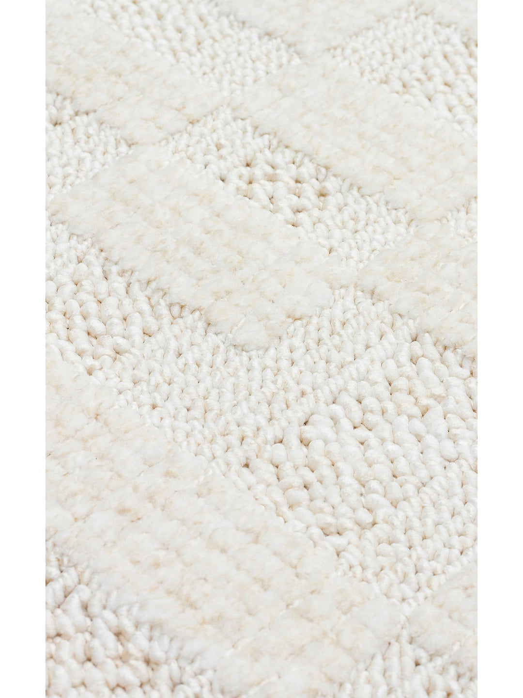 Style Hav Toz Vezmez Yumuşak Dokulu Oturma Odası Salon Koridor Antre Modern Halı 02 WHITE - Carpetdocia