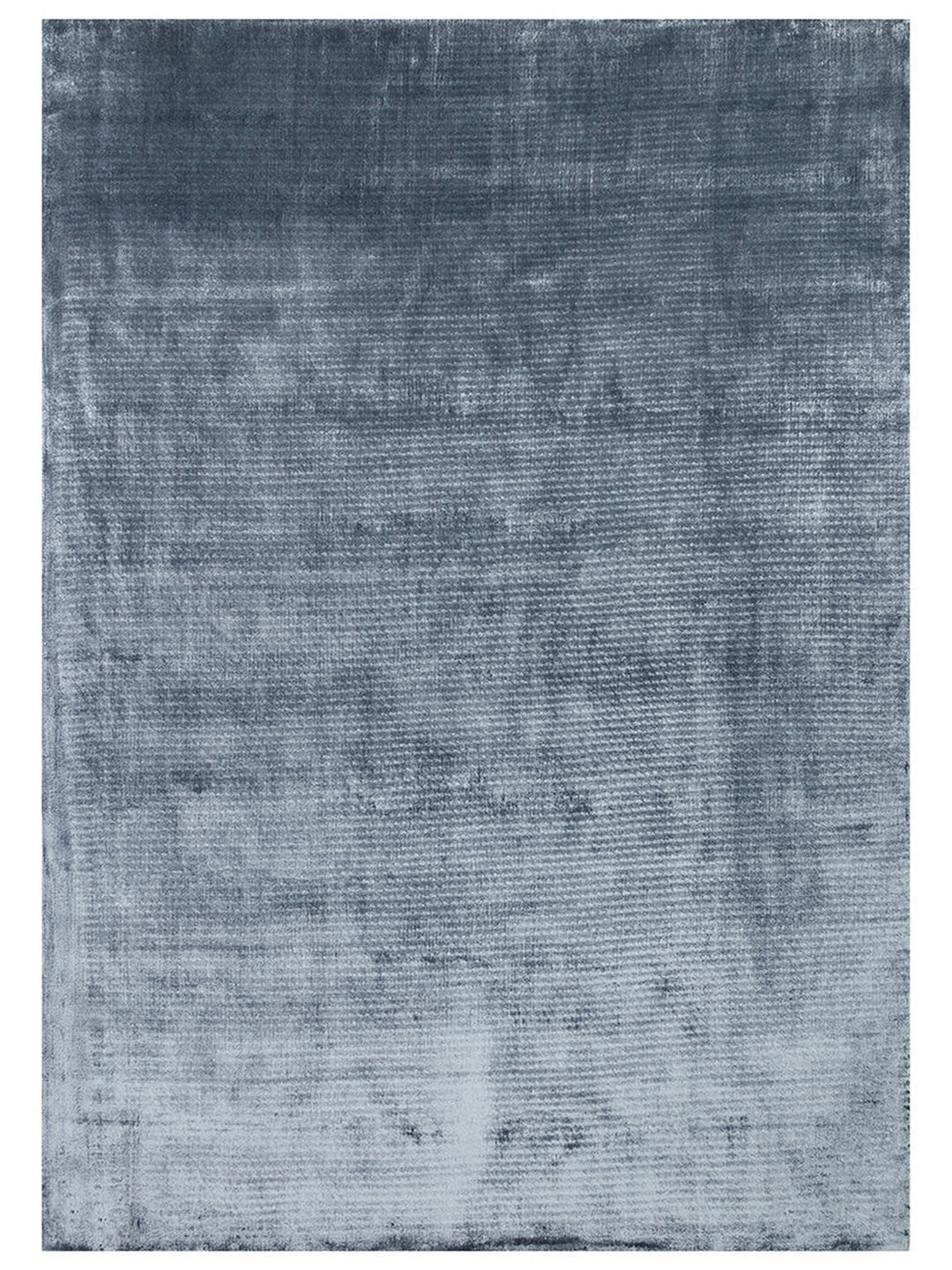 Victoria Serisi %100 Naturel Viskon El Dokuma Sade Modern Salon Oturma Odası Yatak Odası Halı BLUE - Carpetdocia