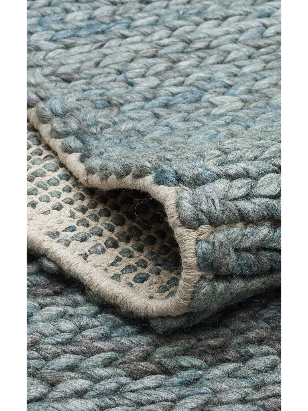 Woolstar %100 Naturel Kazak Desenli Salon Oturma Odası Koridor Antre El Dokuma Örgü Halı ARONA - Carpetdocia