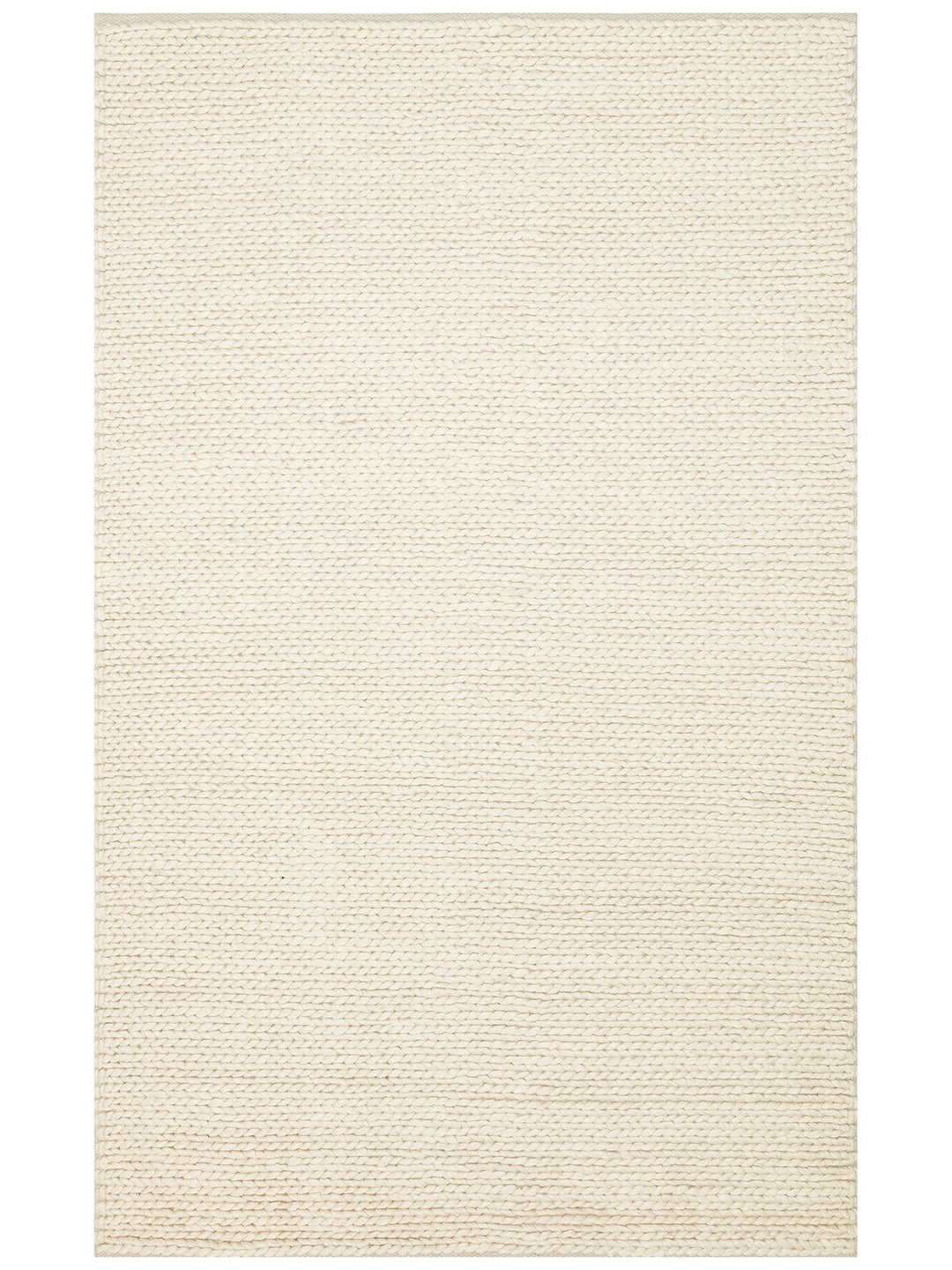 Woolstar %100 Naturel Kazak Desenli Salon Oturma Odası Koridor Antre El Dokuma Örgü Halı CREAM - Carpetdocia