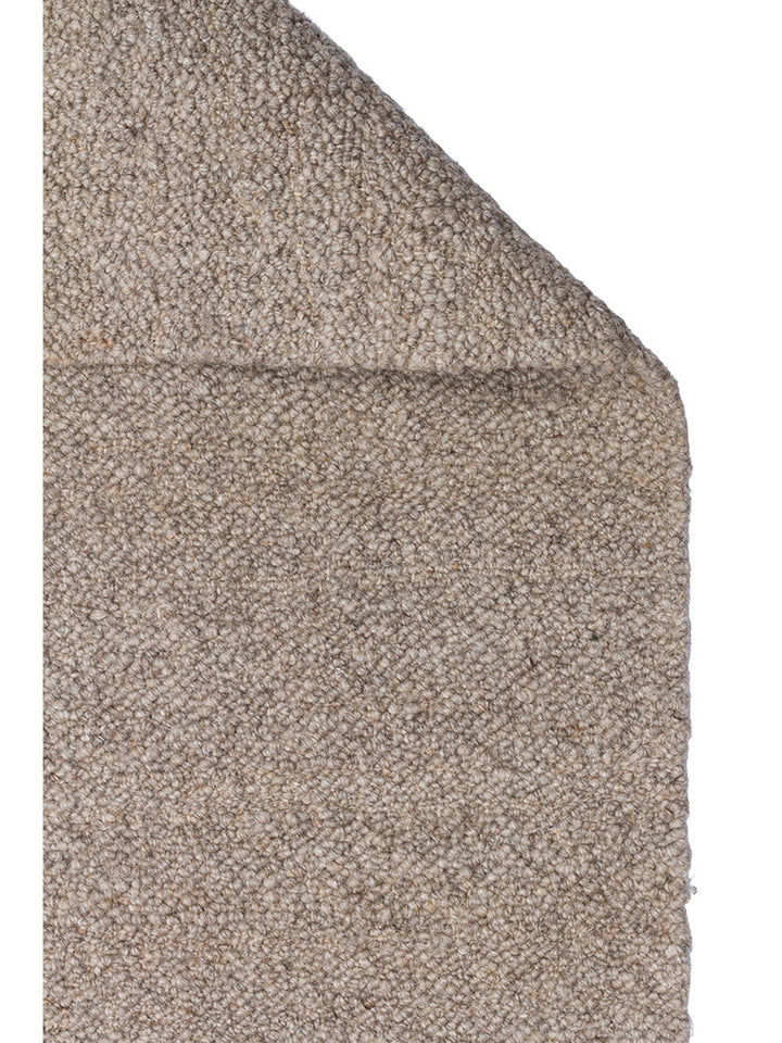 Tappeto fatto a mano della serie Agra in misto lana, poliestere e cotone DARK STONE