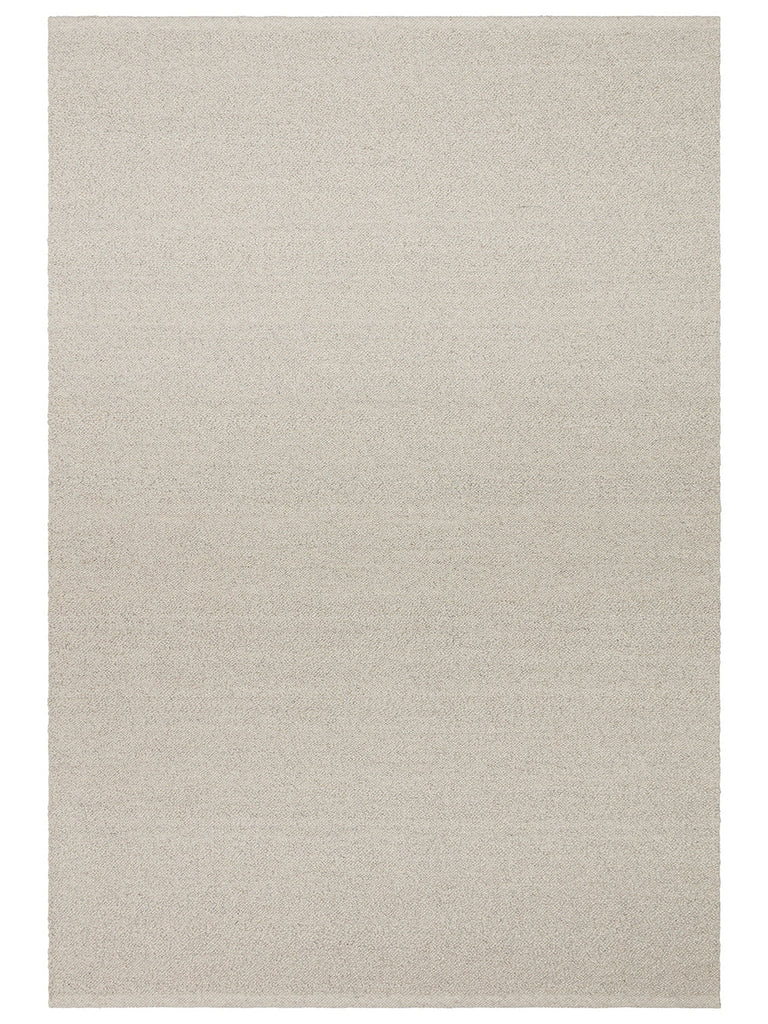 Tappeto fatto a mano della serie Agra in misto lana, poliestere e cotone SILVER