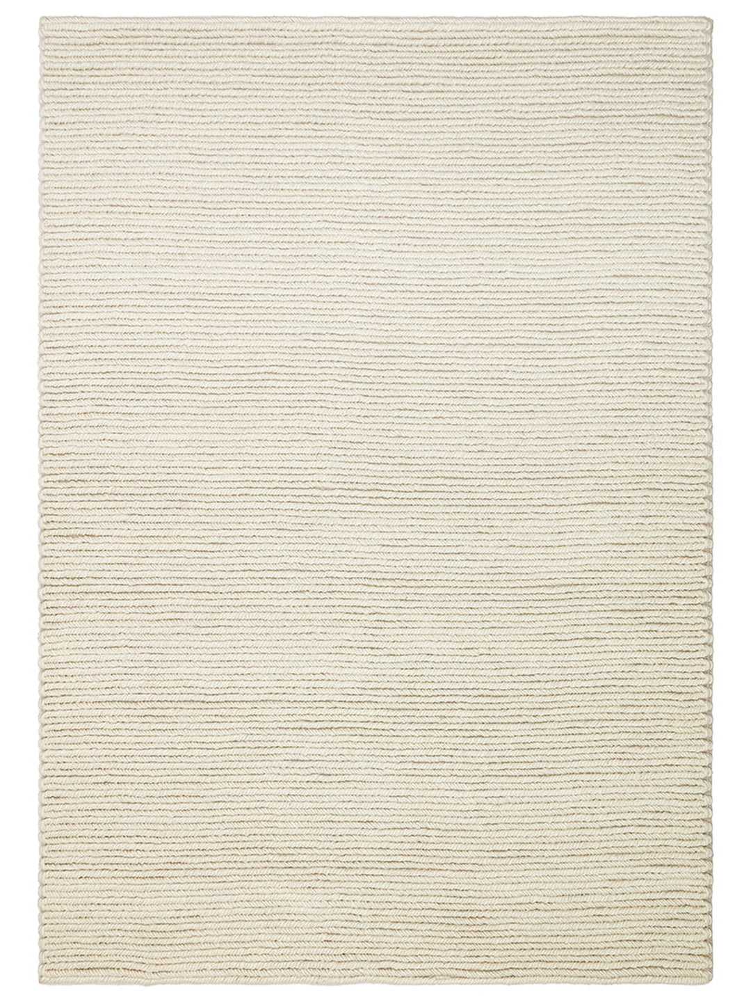 Bern Serisi El Dokuma Örgü Salon, Oturma Odası, Yatak Odası Halı IVORY - Carpetdocia