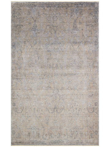 Çırağan %100 Naturel Özel Işıltılı El Emeği ile Özel Tezgahlarda Üretilen TENCEL™ Uşak Halısı 01 BEG - Carpetdocia