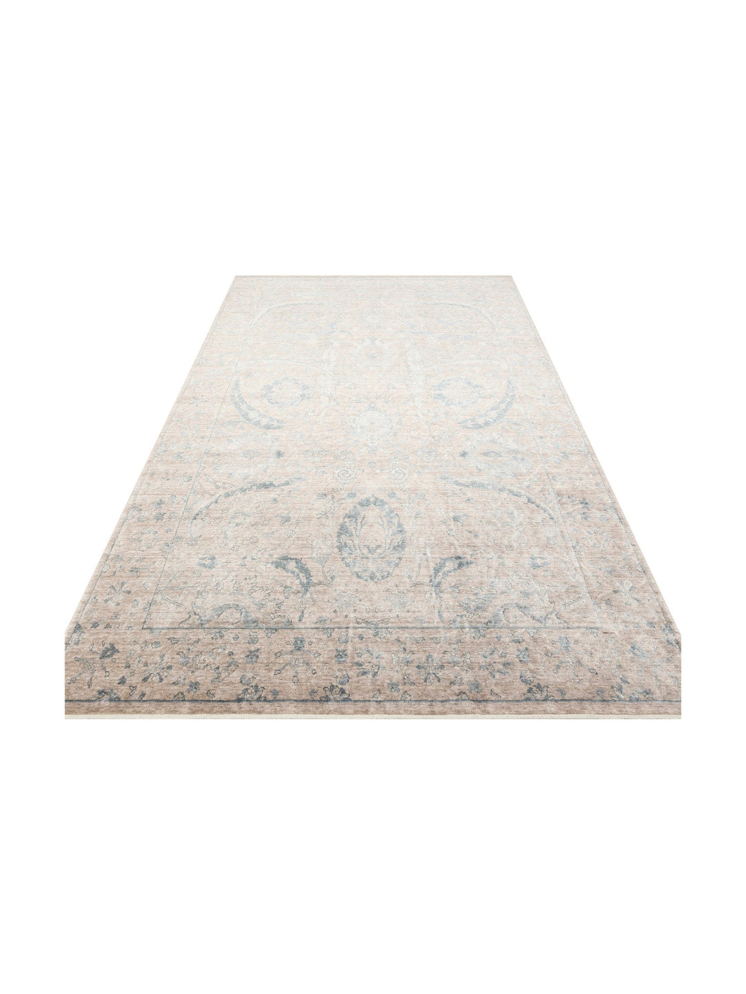 Çırağan %100 Naturel Özel Işıltılı El Emeği ile Özel Tezgahlarda Üretilen TENCEL™ Uşak Halısı 07VSKY - Carpetdocia