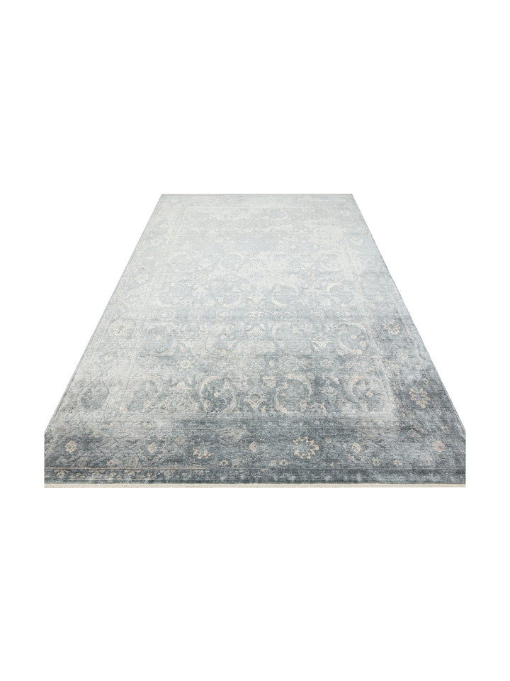 Çırağan %100 Naturel Özel Işıltılı El Emeği ile Özel Tezgahlarda Üretilen TENCEL™ Uşak Halısı 6SKYVZ - Carpetdocia