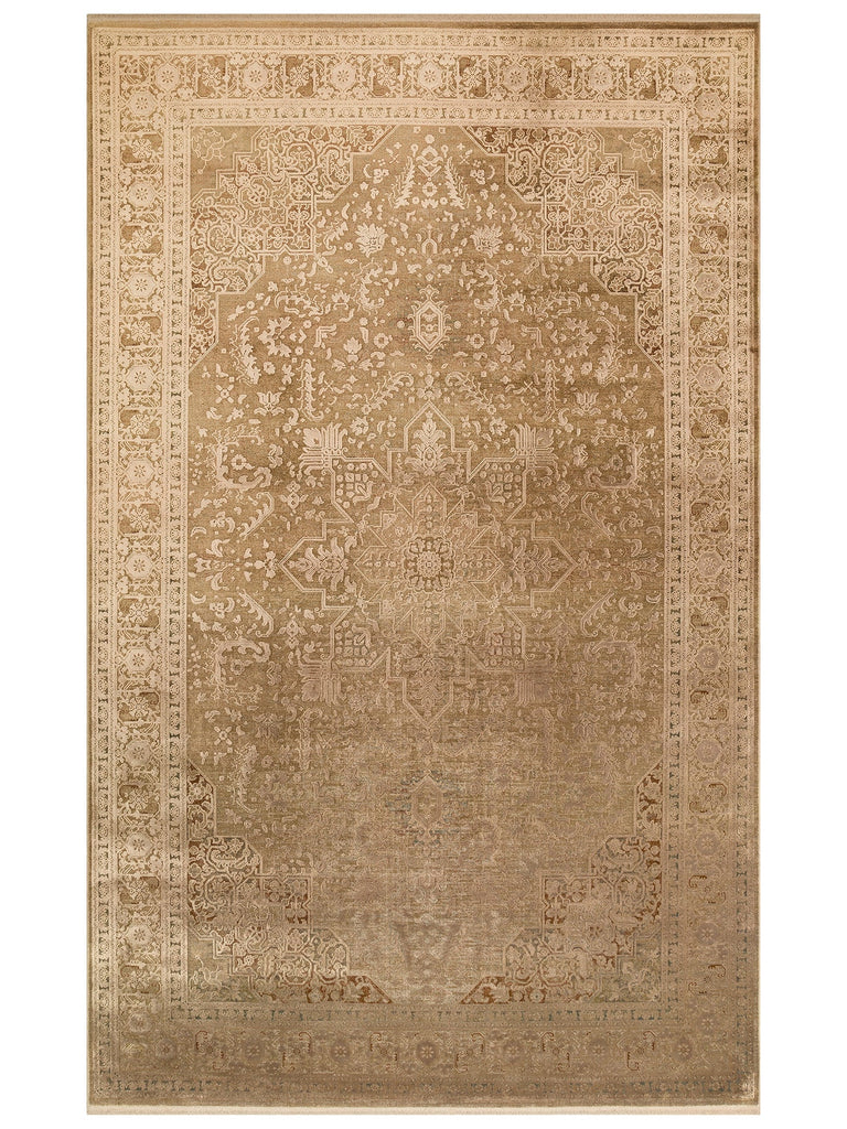 Golden Series Soft Textured Vintage-Inspired Dense Woven Living Room Rug 02 BRONZE