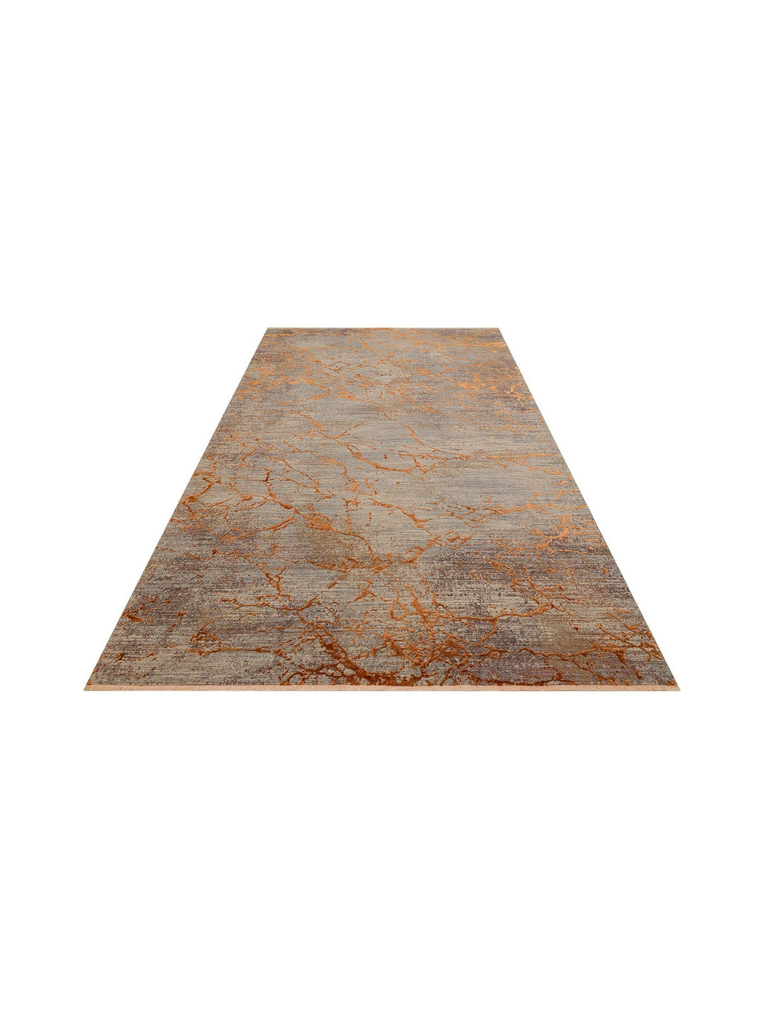 Göreme Serisi Yüksek Alçak Dokulu Yüksek Kaliteli Sık Dokuma Modern Salon Halısı 01 COPPER - Carpetdocia