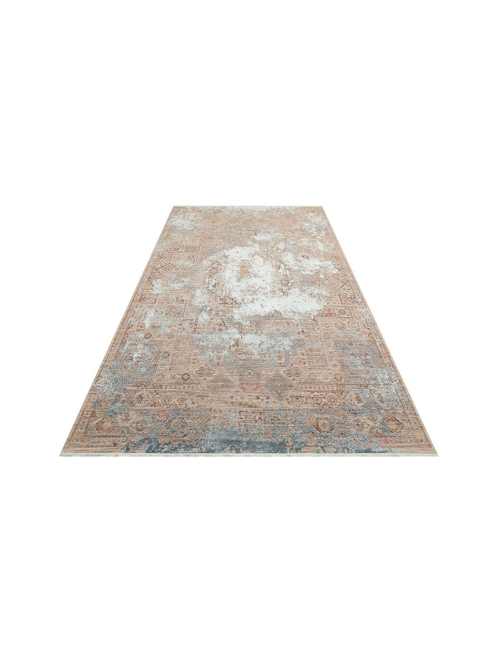 Göreme Serisi Yüksek Alçak Dokulu Yüksek Kaliteli Sık Dokuma Modern Salon Halısı 03 GREY - Carpetdocia