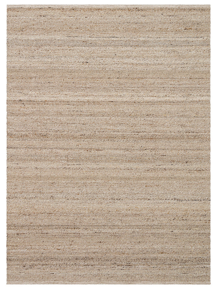 Tappeto fatto a mano della serie Jakarta in misto lana, poliestere e cotone BEIGE