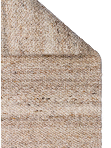 سجادة يدوية من مزيج الصوف والبوليستر والقطن من سلسلة Jakarta BEIGE