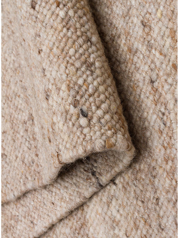 سجادة يدوية من مزيج الصوف والبوليستر والقطن من سلسلة Jakarta BEIGE