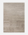 Serie Kelly Tappeto Fatto a Mano in Lana e Viscosa 100% Naturale per Soggiorno, Salotto, Camera da Letto PIETRA