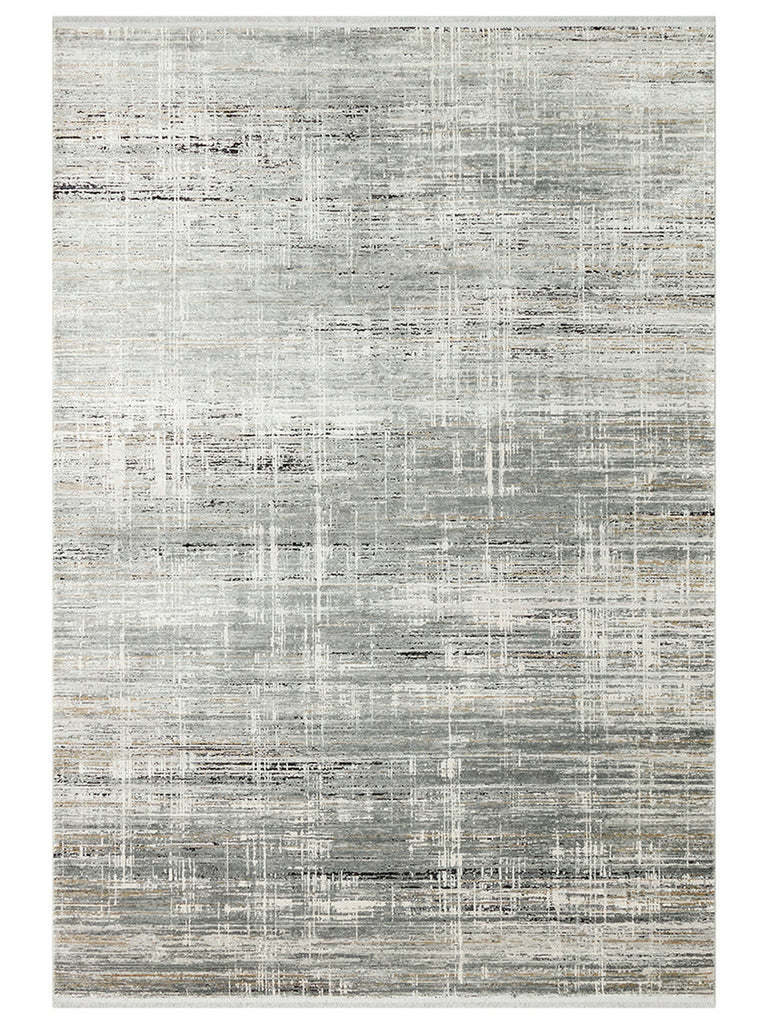 Série Lucia Tapis moderne brillant pour salon, séjour, chambre, entrée GREY