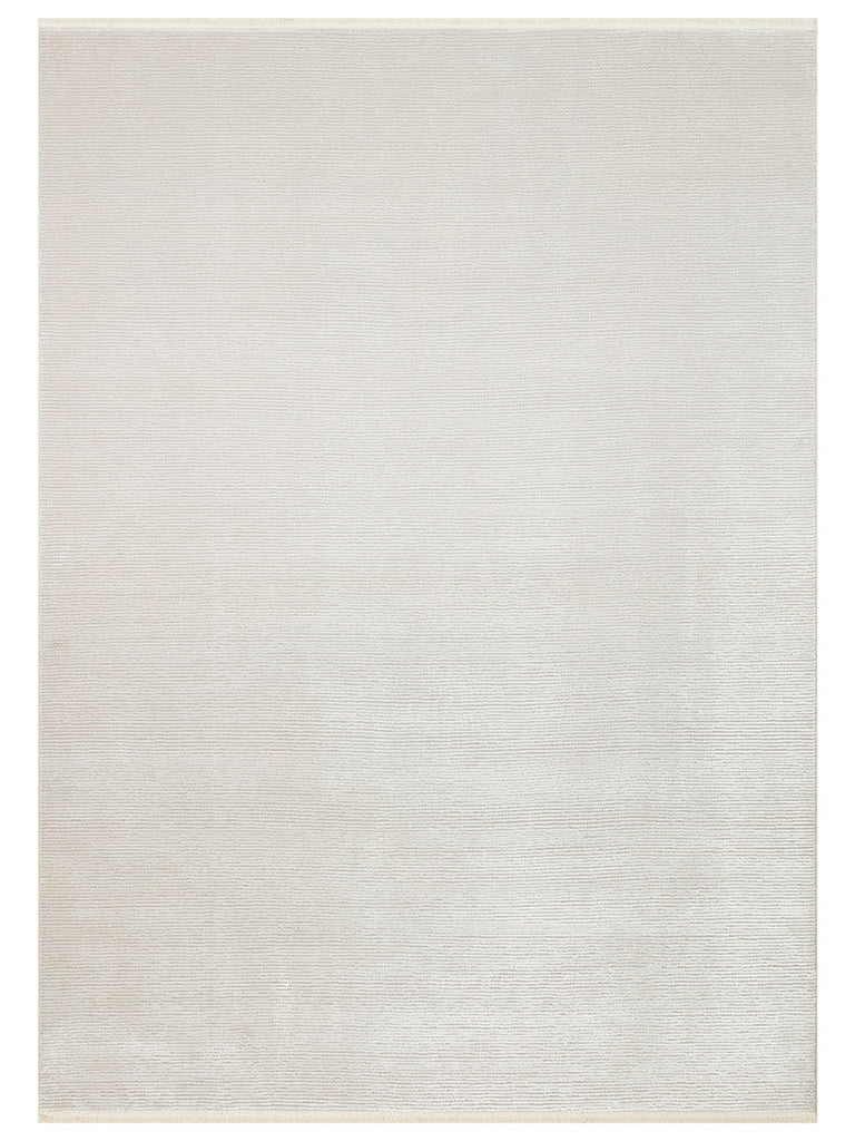 Série Lucia Tapis Moderne Brillant pour Salon, Séjour, Chambre, Entrée PLAIN IVORY