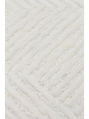 سجادة يدوية من مزيج الصوف والقطن من سلسلة Milano IVORY