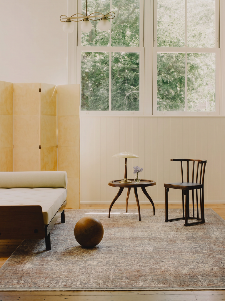Tappeto moderno da salotto della serie Göreme, tessitura fitta di alta qualità con texture alta e bassa 02 BEIGE