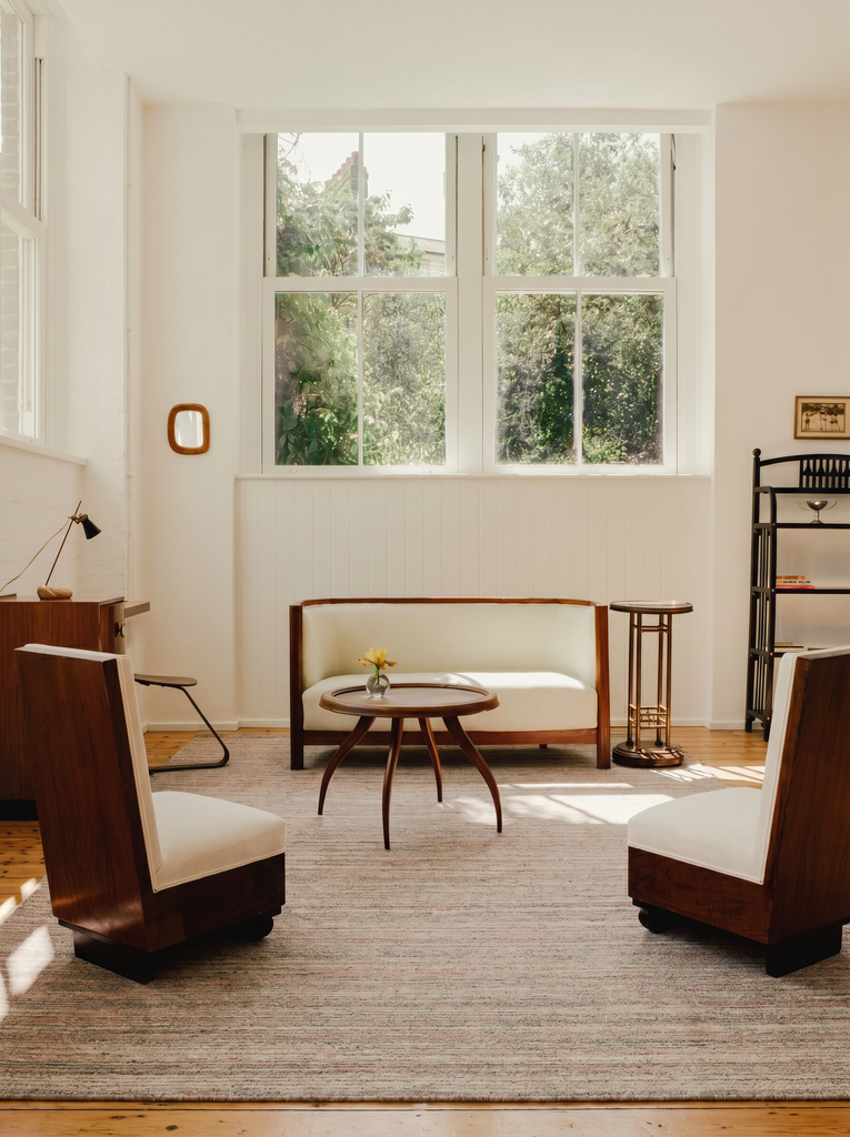 Helsinki Serie 100% natürliche Wolle und Viskose handgewebter moderner skandinavischer Wohnzimmer Sitzbereich Teppich ROSE