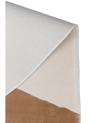 Monza Art Geometric Pattern High Quality Dense Weave Shiny Modern Living Room Carpet 08 CREAM BLACK