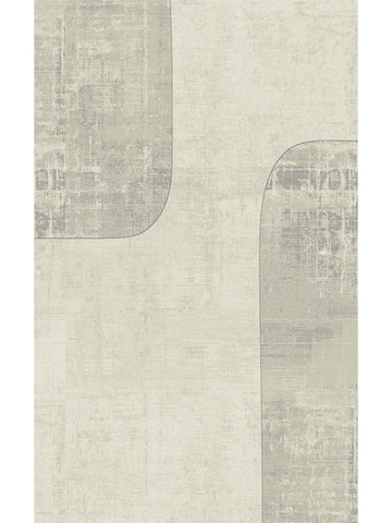 Monza Geometrik Desenli Yüksek Kalite Sık Dokuma Parlak Modern Salon Halısı 01 CREAM GREY - Carpetdocia