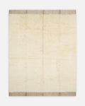 Morocco handgefertigter Langflorteppich aus 100 % Wolle IVORY GREY