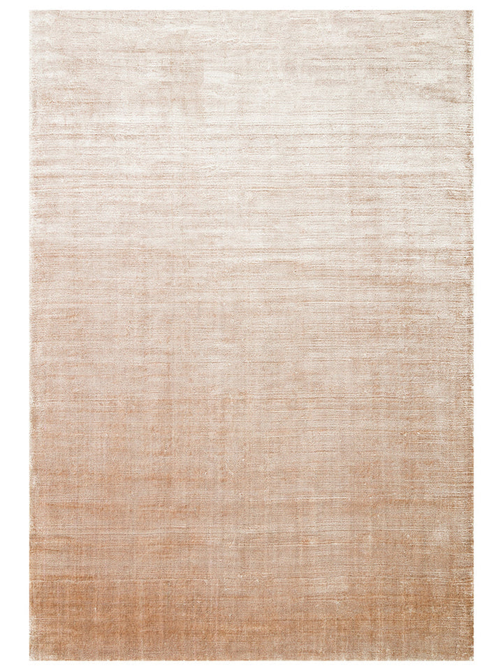 Mulberry Serisi %100 Rayon El Dokuma Parlak Modern Salon Oturma Odası Halı LBEIGE - Carpetdocia