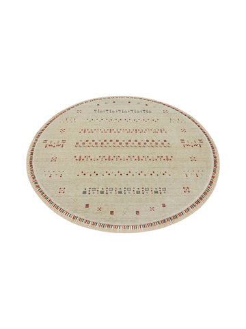Oushak Carnaval 100% Natural Easy to Clean Handcrafted TENCEL™ Modern Uşak Carpet 06 BEIGE Q