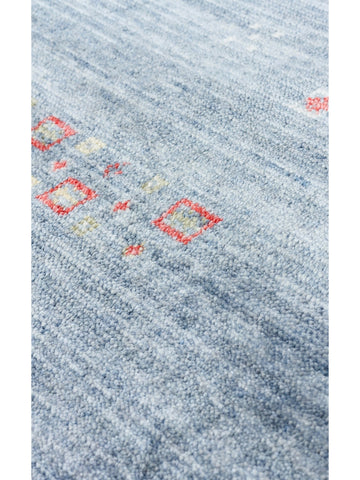 Oushak Carnaval 100% Natural Easy to Clean Handcrafted TENCEL™ Modern Uşak Carpet 06 BLUE Q
