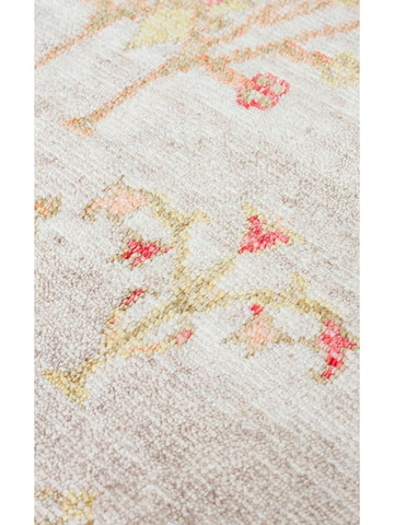 Oushak Carnaval 100% Natural Easy to Clean Handcrafted TENCEL™ Modern Uşak Carpet 08 BEIGE AUTUMN