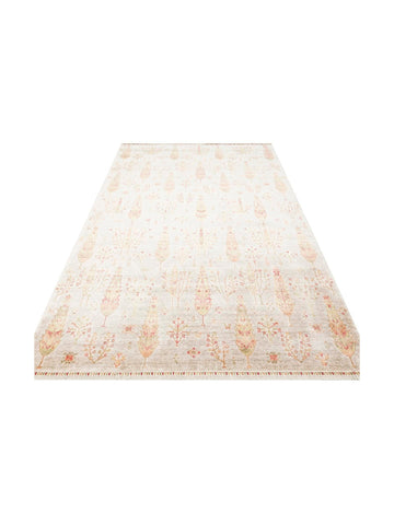 Oushak Carnaval 100% Natural Easy to Clean Handcrafted TENCEL™ Modern Uşak Carpet 08 BEIGE AUTUMN