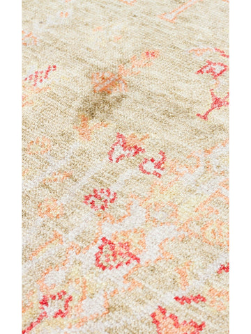 Oushak Carnaval 100% Natural Easy to Clean Handcrafted TENCEL™ Modern Uşak Carpet 08 GREEN AUTUMN